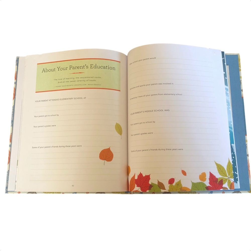Grandfather's Journal - Multicolor Keepsake Book - Picture 6 of 9